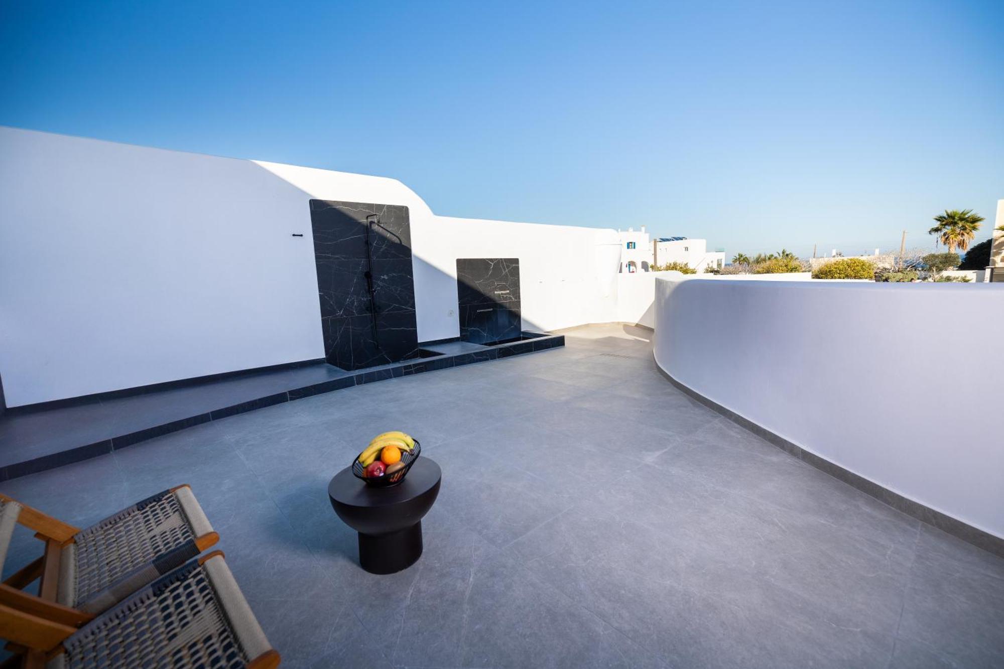 Sn Santorini Apartments Kamári Esterno foto